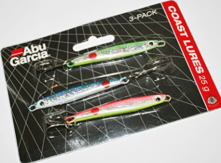 LEURRE ABU COST LURES 40g VENDUS PAR PAQUET DE 3 COLORIS DIFFERENTS - Pêcheur Maroc