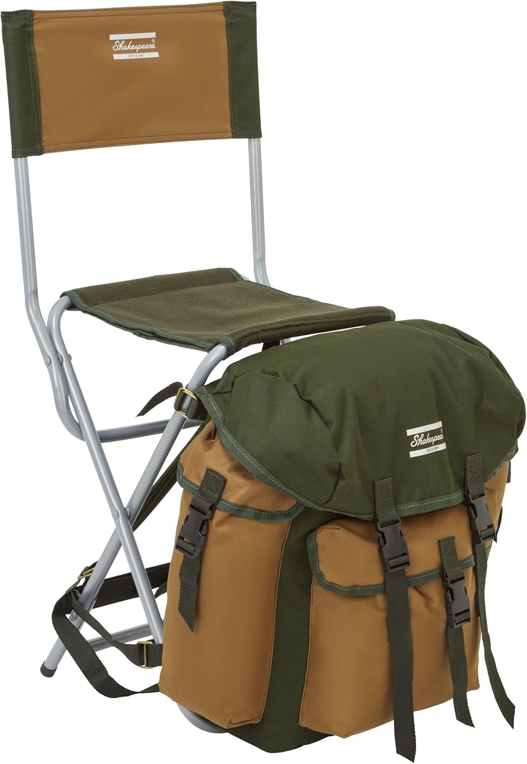 Chaise De Camping Pliable Avec Appui-tête Et Porte Gobelet - Chaise Plage Randonnée Pêche, Beige Large