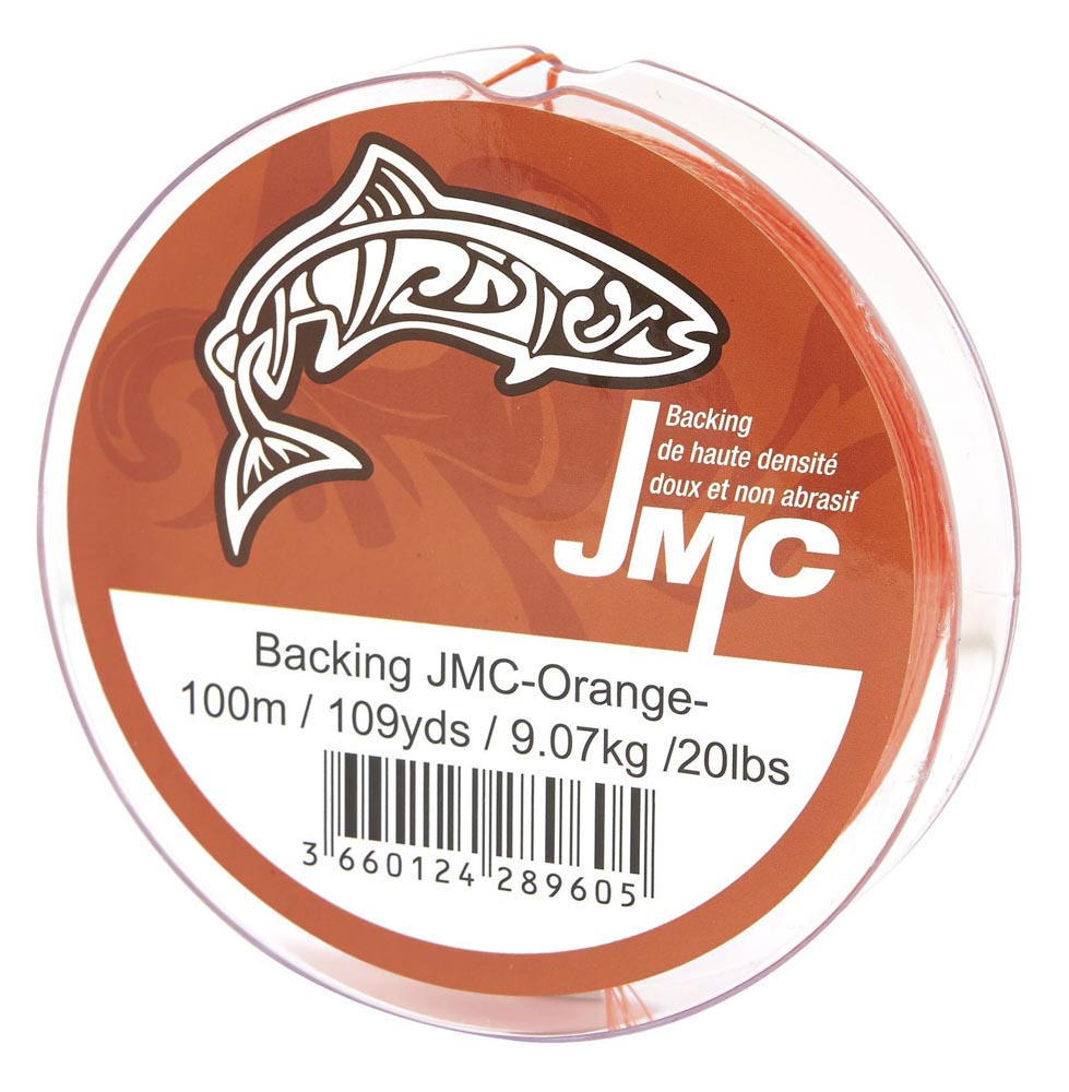 BACKING 20Lb JMC COLORIS ORANGE EN 100ml - Pêcheur Maroc