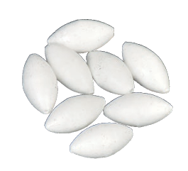 PERLES FLOTTANTES OVALES TAILLE 5*10, 7*15 COLORIS BLANC, FLUO JAUNE, FLUO ROSE,FLUO ROUGE, PHOSPHO VERT, PHOSPHO ROSE - Pêcheur Maroc