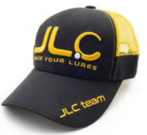 CASQUETTE JLC "MAKE YOUR LURES" JAUNE/NOIR 56-58cm - Pêcheur Maroc