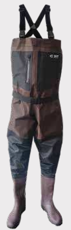 WADERS SERT PVC LUXE AVEC BOTTES - Pêcheur Maroc