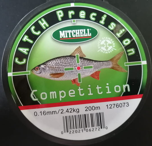 FIL MITCHELL CATCH PRECISION 200m Diametres 10%, 12%, 14%, 16% - Pêcheur Maroc