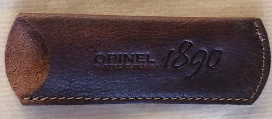 Etui marron cuir de chèvre Couteau Opinel "1890" - Pêcheur Maroc