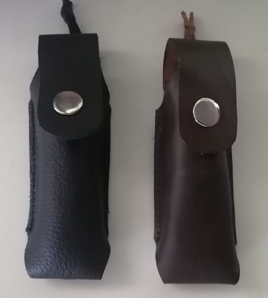 ETUI EN CUIR fabriqué au Maroc pouvant recevoir OPINEL N°08, N°09 et EFFILE N°10