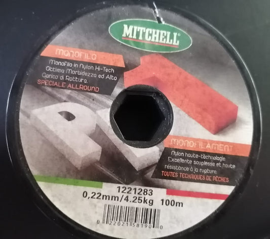 FIL MITCHELL PK1 100m Diamètres 22% (CRYSTAL), 50% (BLUE) - Pêcheur Maroc