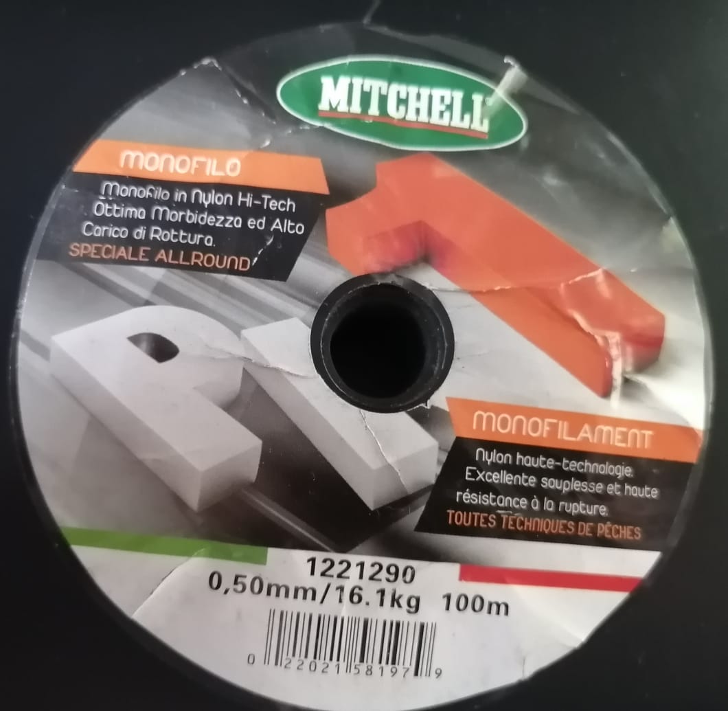 FIL MITCHELL PK1 100m Diamètres 22% (CRYSTAL), 50% (BLUE) - Pêcheur Maroc