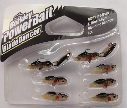 LEURRE BERKLEY BLADE DANCER 1,8gr COLORIS BLEEDING MINNOW ET FIRETIGER