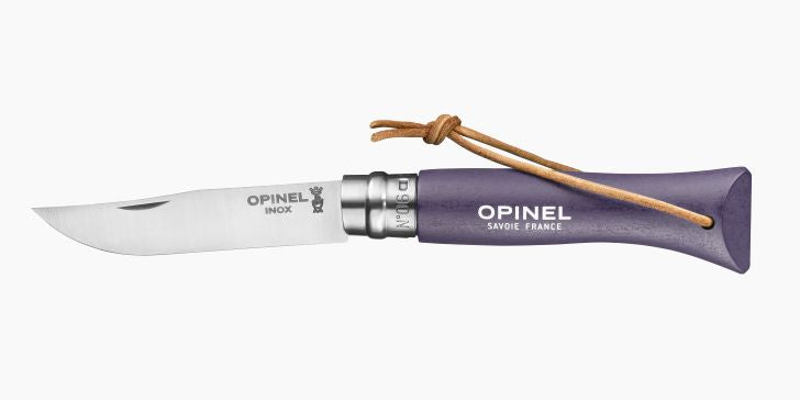 N°06 baroudeur 5 couleurs avec lien cuir Couteau Opinel, Opinel, Pêcheur Maroc