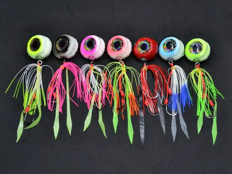 NAUTILUS JIG JLC 200gr COLORIS: PINK (RS), BLACK (NG) - Pêcheur Maroc