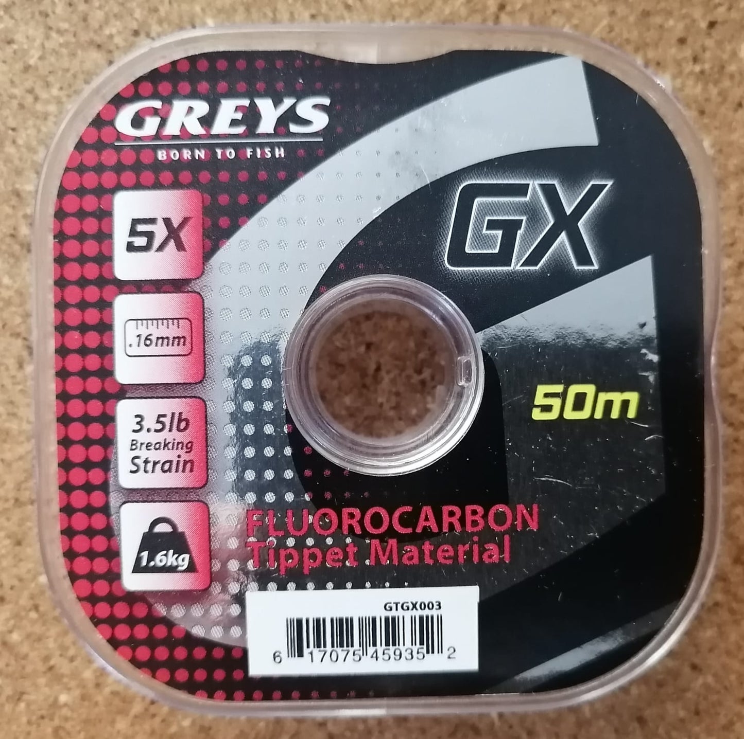 BAS DE LIGNE MOUCHE GREYS 50ml  FLUOROCARBONE TAILLE 3X (20%), 4X (18%), 5X (16%), 6X (14%) - Pêcheur Maroc