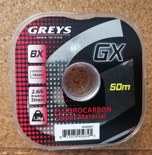 BAS DE LIGNE MOUCHE GREYS 50ml FLUOROCARBONE TAILLE 3X (20%), 4X (18%), 5X (16%), 6X (14%) - Pêcheur Maroc