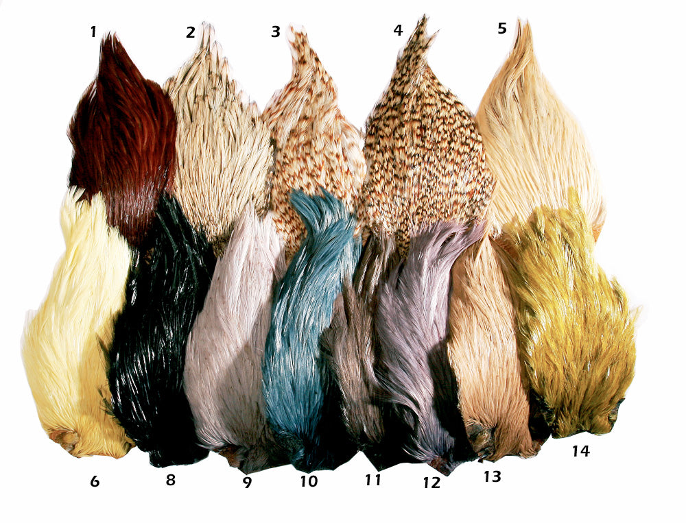 JMC COU INDIEN TOP GRADE N°1 ROUX N°2 BADGER N°3 CHINCHILLA, Mouches De Charette, Pêcheur Maroc