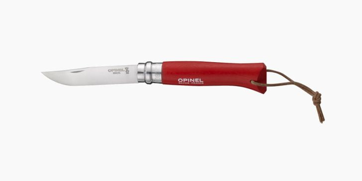 N°08 baroudeur 5 couleurs avec lien cuir Couteau Opinel, Opinel, Pêcheur Maroc