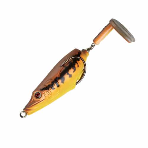 LEURRE SAKURA BUBBLE FROG 70 F - 19.5G - SPINNING 70 MM - BP(Brown Pike) NF (Natural Frog) - Pêcheur Maroc