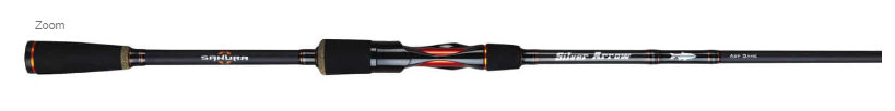 CANNE SAKURA SILVER ARROW SPINNING SIAS 6112 ML+ - 6'11'' (2,10 m) - 5-15 g - ASP GAME - 2 brins égaux, Sakura, Pêcheur Maroc