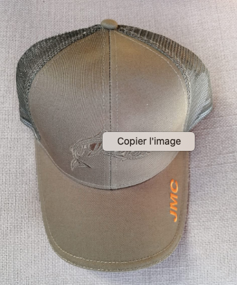 CASQUETTE JMC AIR GRIS et OLIVE, Mouches De Charette, Pêcheur Maroc