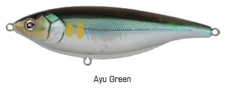 LEURRE SEBILE STICK SHADD 114mm SINKING 39gr COLORIS NBBH/ AYU/ GHP, Sebile, Pêcheur Maroc