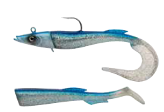 LEURRE BERKLEY POWERBAIT SANDEELS 15cm (40gr) COLORIS Gold Motoroil, Metallic Blue, Metallic Pink, Real Mackerel, Snow White, Berkley, Pêcheur Maroc