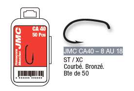 HAMECONS JMC POUR MONTAGE CA40 BOITE DE 50, Mouches De Charette, Pêcheur Maroc