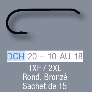 HAMECONS JMC POUR MONTAGE DCH20 H14/ H16 SACHET DE 15, Mouches De Charette, Pêcheur Maroc