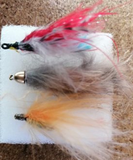 ASSORTIMENT 3 MOUCHES STREAMER N°2, Pêcheur Maroc, Pêcheur Maroc