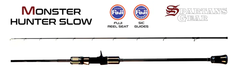 CANNE JIG JLC SPARTANS GEAR MONSTER SLOW JIG CASTING S632 100-300g - Pêcheur Maroc