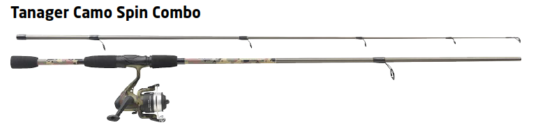 Z-SET MITCHELL TANAGER CAMO 182 5-15g + Moulinet + Nylon - Pêcheur Maroc
