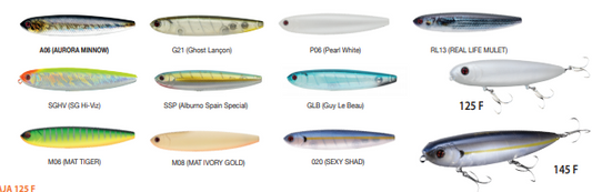 LEURRE SAKURA NAJA SPINNING 45F-45mm-3.2G / 105F-105mm-16.3G / 125 F - 125MM - 26.5G, Sakura, Pêcheur Maroc