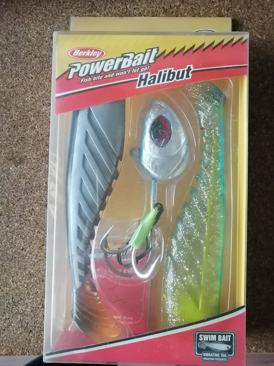 LEURRE BERKLEY HALIBUTSWIM BAIT 22 CM COLORIS ORANGE BLACK, OCEAN et PEARL WHITE, Berkley, Pêcheur Maroc