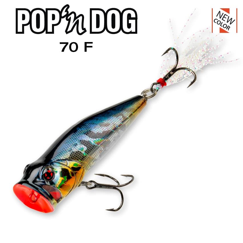 LEURRE SAKURA POP'N DOG SPINNING POPPER 55 F-55MM-7.7G, Sakura, Pêcheur Maroc