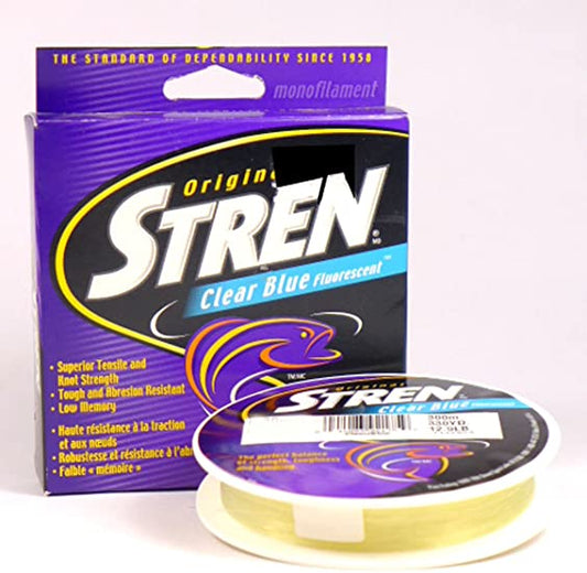 FIL STREN CLEAR: 35%(6.7kg), 40%(9.4kg), 45%(11.6kg) 50%(14.8kg), STREN, Pêcheur Maroc