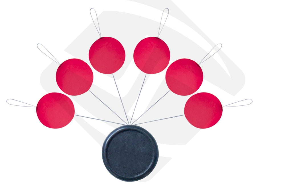 BLISTER FLOAT ROUND FLUO PINK ST-D-128 6mm et 8mm, Sunset, Pêcheur Maroc