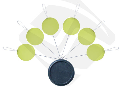 BLISTER FLOAT ROUND PHOSPHO GREEN ST-D-129 6mm et 8mm, Sunset, Pêcheur Maroc