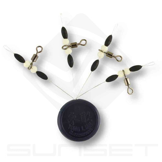 BLISTER STOP FLOAT + PERLES PHOSPHO + ROLLING ST-S-5016 M*4, Sunset, Pêcheur Maroc