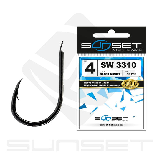 HAMECONS SUNSET SW 3310BN N°1(*10)/ N°2(*10)/ N°4(*15)/ N°6(*15)N°1/0(*10)/ N°2/0(*8), Sunset, Pêcheur Maroc