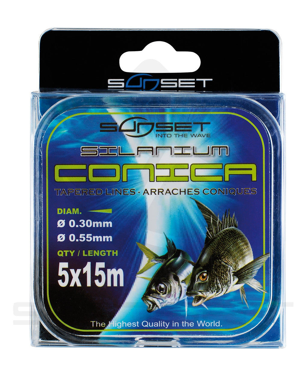 FIL SUNSET DEGRESSIF SILANIUM CONICA 5*15m: 18-50/ 20-55/ 25-55, Sunset, Pêcheur Maroc