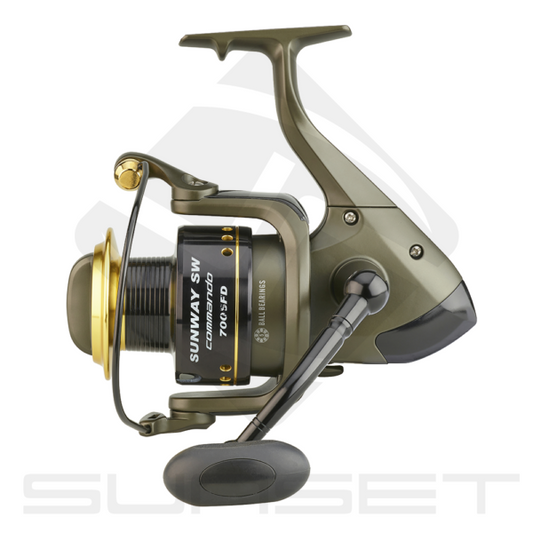 MOULINET SUNSET SUNWAY SW COMMANDO 7005 FD - 8005 FD SURF CASTING, Sunset, Pêcheur Maroc