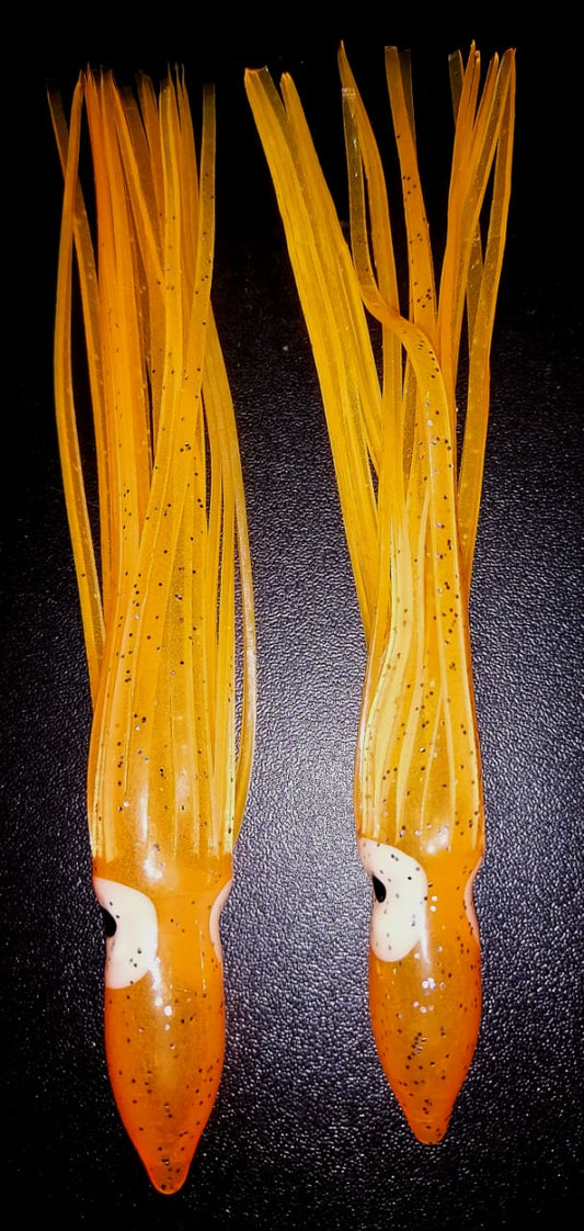 OCTOPUS JLC M&W TAILLE 12cm PAQUET DE 10 Pièces COLORIS #2, et #3 - Pêcheur Maroc