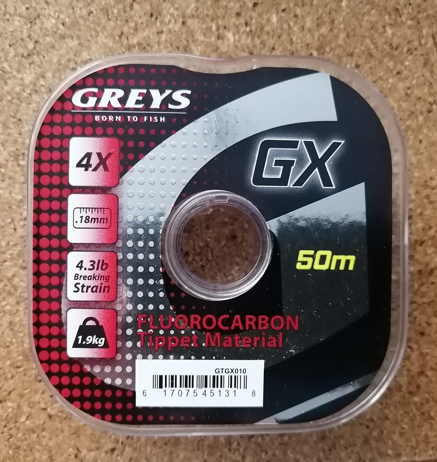 BAS DE LIGNE MOUCHE GREYS 50ml  FLUOROCARBONE TAILLE 3X (20%), 4X (18%), 5X (16%), 6X (14%) - Pêcheur Maroc