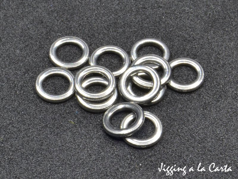 ANNEAUX SOLID RING INOX JLC TAILLES: 5,5mm*14, 6,5mm*12, 7,5mm*10, 8.5mm*8 - Pêcheur Maroc