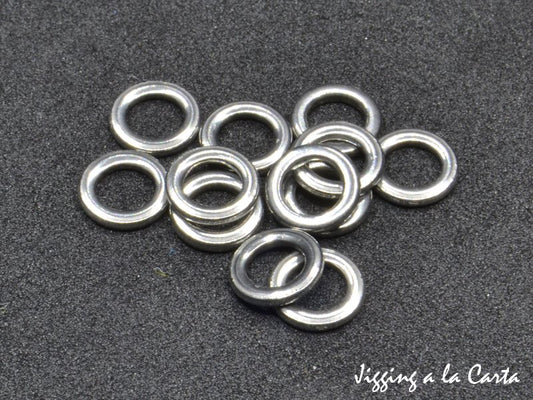 ANNEAUX SOLID RING INOX JLC TAILLES: 5,5mm*14, 6,5mm*12, 7,5mm*10, 8.5mm*8 - Pêcheur Maroc