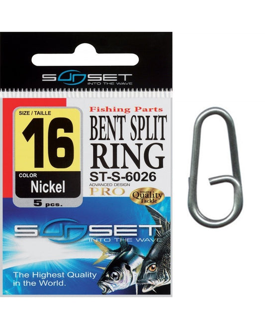 AGRAFES BENT SPLIT RING ST-S-6026 16mm*5/ 21mm*5, Sunset, Pêcheur Maroc