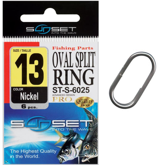 AGRAFE OVALE ST-S-6025 10mm*6/ 13mm*6/ 15mm*6, Sunset, Pêcheur Maroc