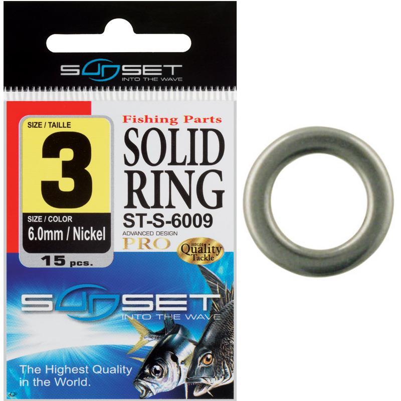 ANNEAUX SOLID RING ST-S-6009 N1(4.8mm*15)/ N2(5.8mm*15)/ N4(7.00mm*15, Sunset, Pêcheur Maroc