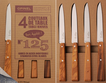Coffret de 4 couteaux N° 125 Bon appétit Opinel, Opinel, Pêcheur Maroc