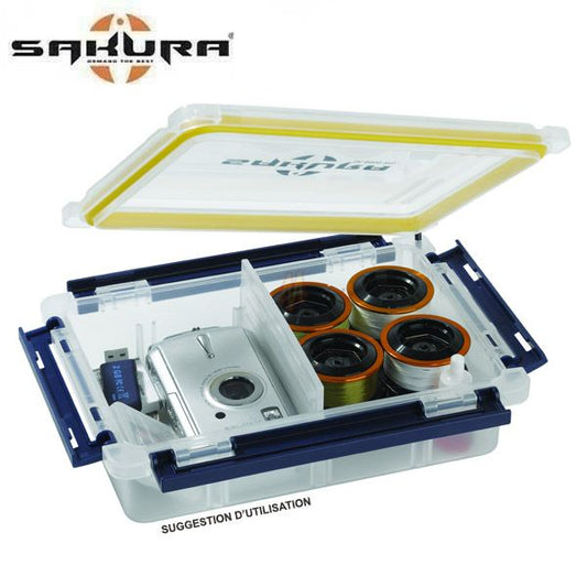 BOITE SAKURA SK-8000 WG CLEAR ETANCHE, Sakura, Pêcheur Maroc
