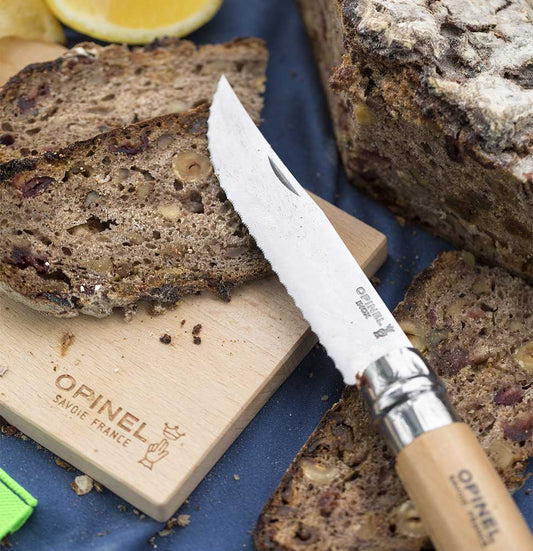 N°12 Inox Couteau Opinel LAME=12cm CRANTEE - Pêcheur Maroc