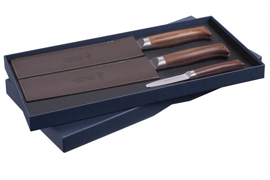 Coffret trio collection Les Forgés 1890 Couteau Opinel, Opinel, Pêcheur Maroc