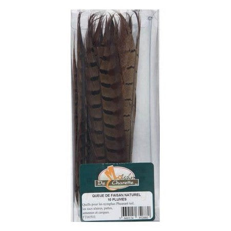 JMC QUEUE DE FAISAN NATUREL 10 PLUMES, Mouches De Charette, Pêcheur Maroc